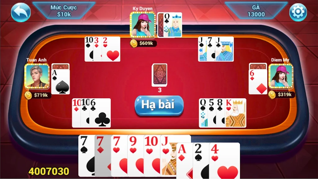 Phom - Tien len mien nam スクリーンショット 2