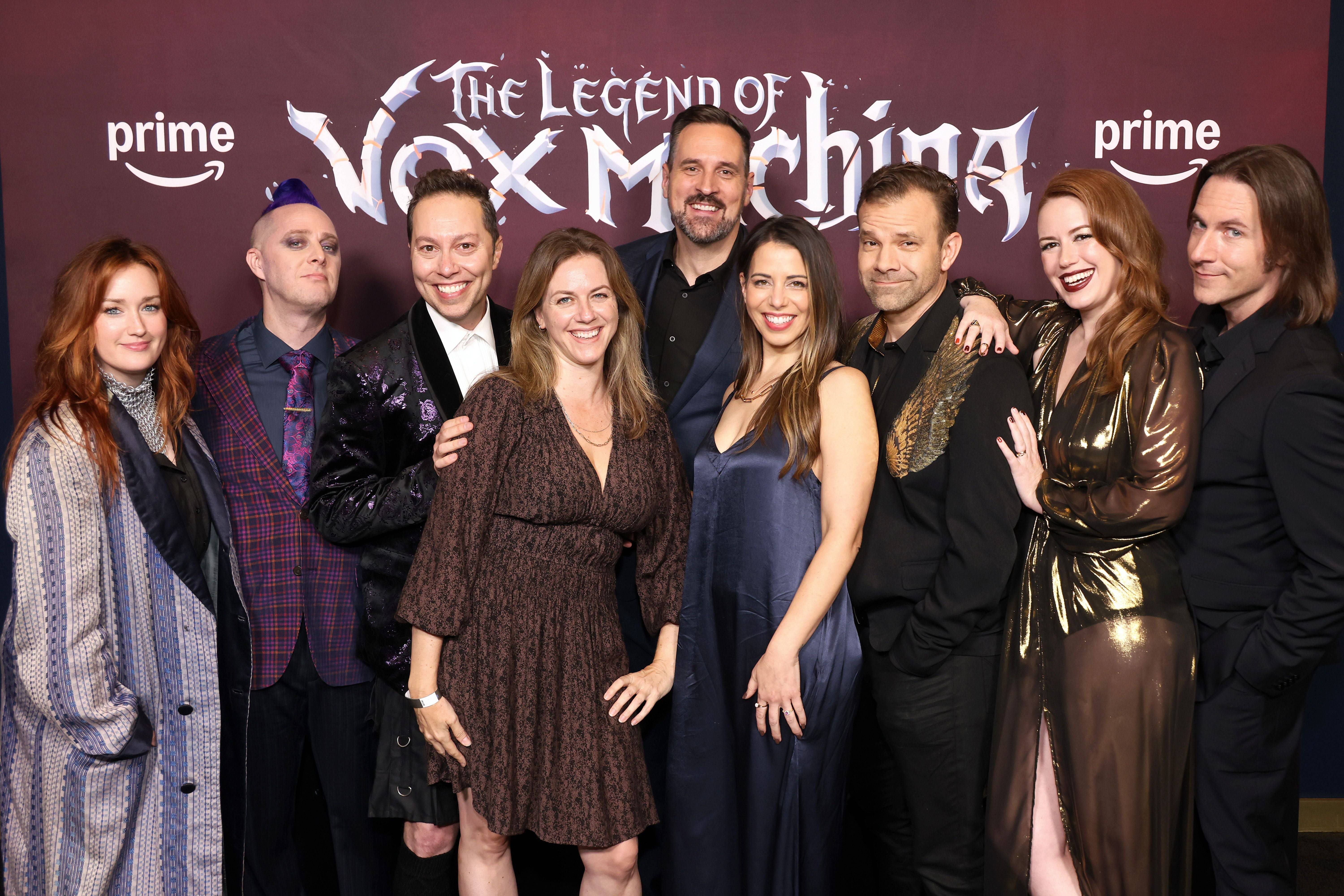 นักแสดงของตำนานของ Vox Machina รูปภาพโดย Anna Webber/Getty Images สำหรับวิดีโอยอดเยี่ยม