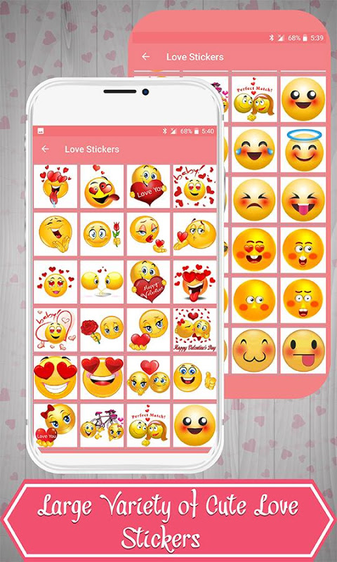 Love Stickers and Free Stickers - WAStickers Скриншот 1