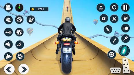 Mega Ramp Stunt Bike Games 3D ဖန်သားပြင်ဓာတ်ပုံ 1