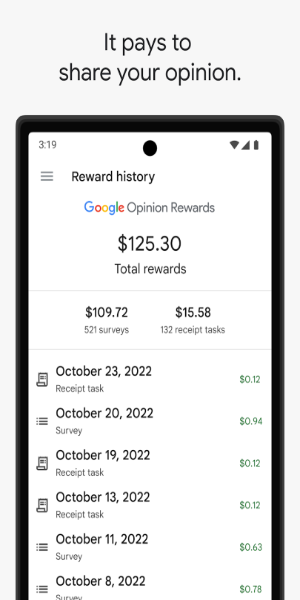 Google Opinion Rewards Ảnh chụp màn hình 1