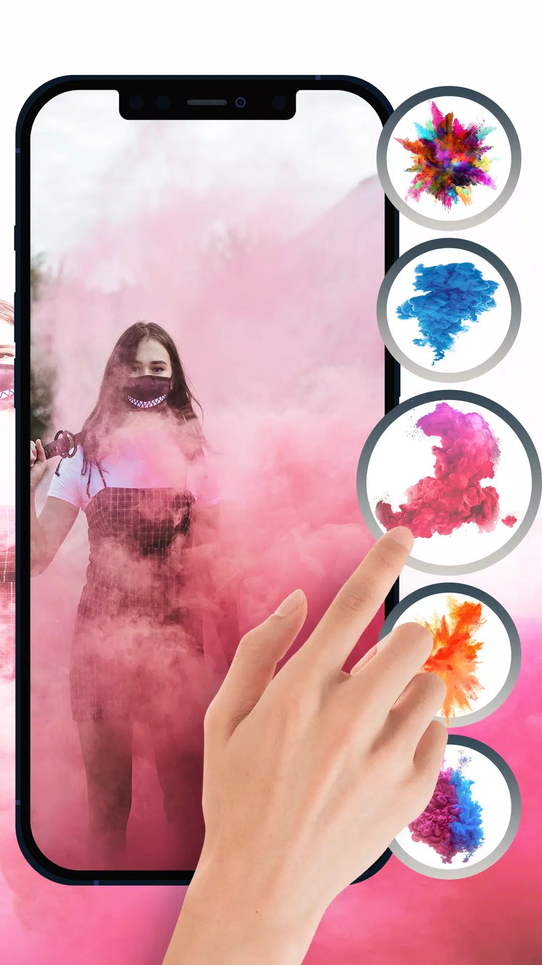 Smoke Filter Photo Editor Скриншот 2