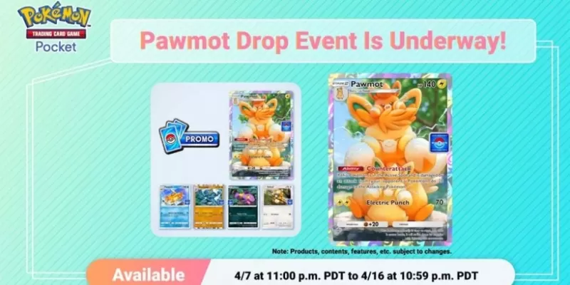 Pawmot slaat terug in het nieuwste drop -evenement van Pokemon TCG Pocket