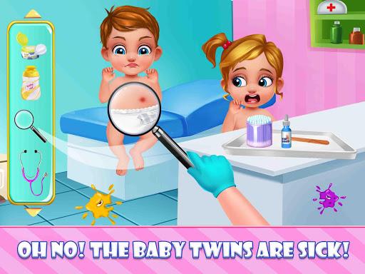 Newborn Sweet Baby Twins 2: Baby Care & Dress Up应用截图第4张