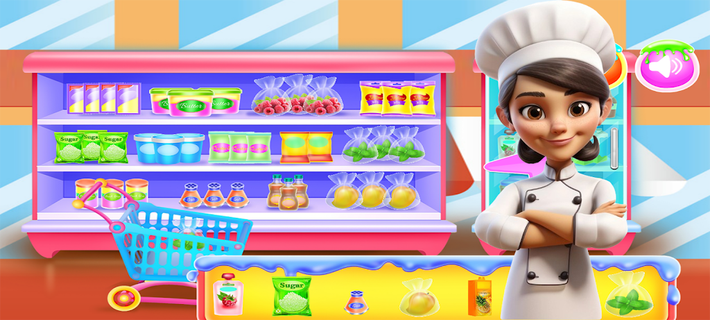 cooking game dessert maker スクリーンショット 1