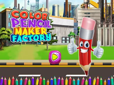 Color Pencil Maker Factory Captura de tela 1