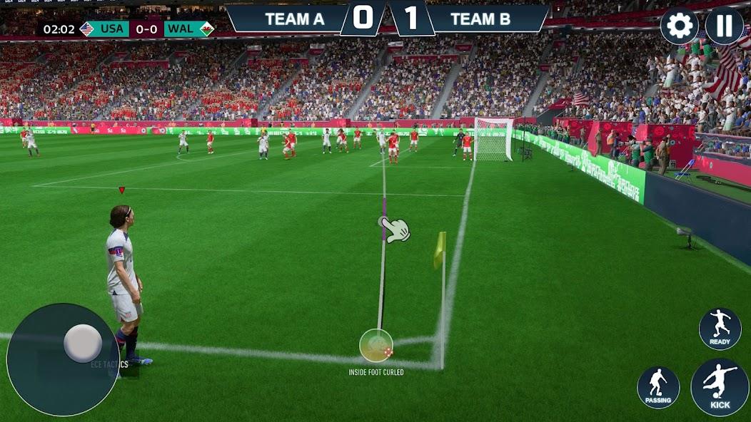 Real League Soccer Offline Mod Ekran Görüntüsü 2