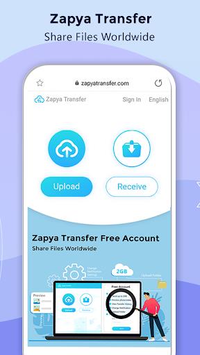 Schermata Zapya - File Transfer, Share 1