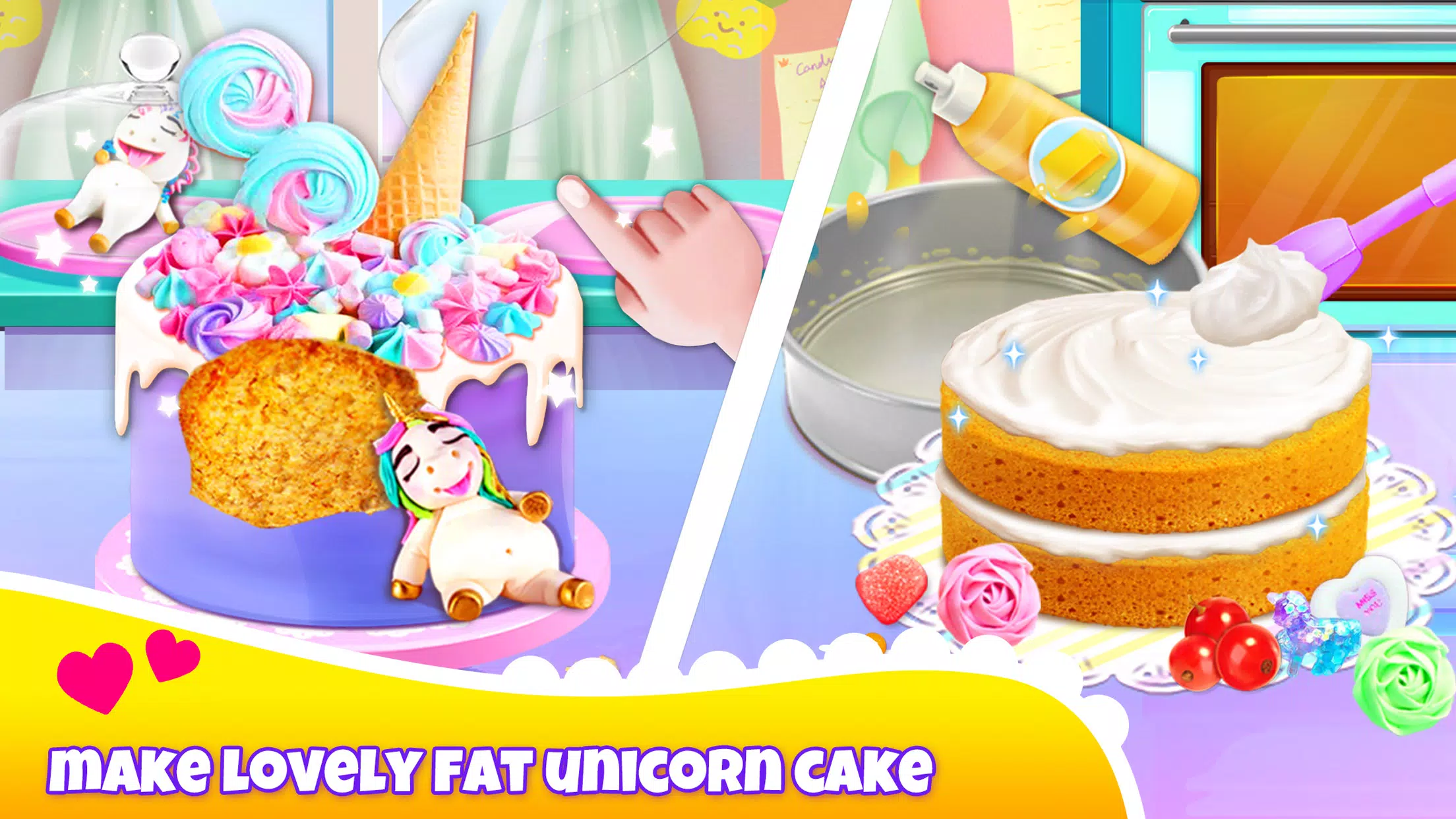 Girl Games: Unicorn Cooking 스크린샷 2