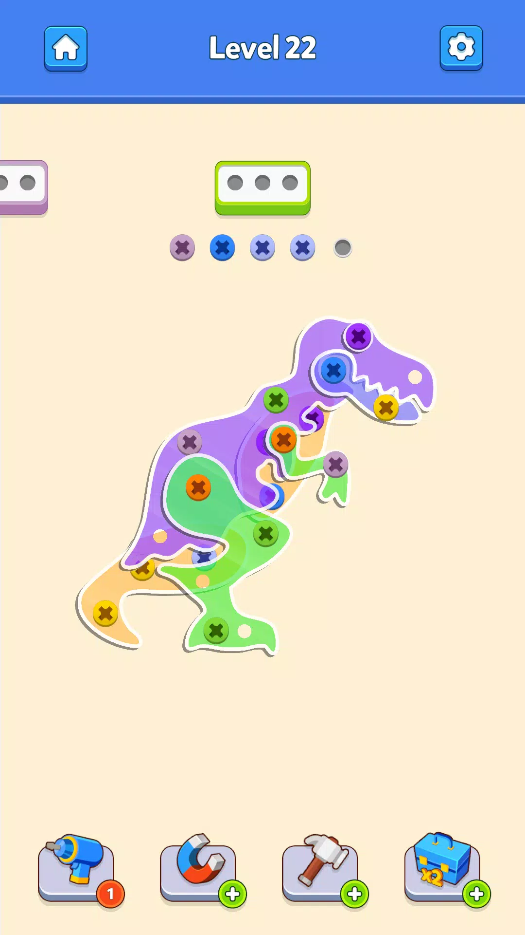 Screw Pin Jam Puzzle Nuts Bolt Скриншот 2