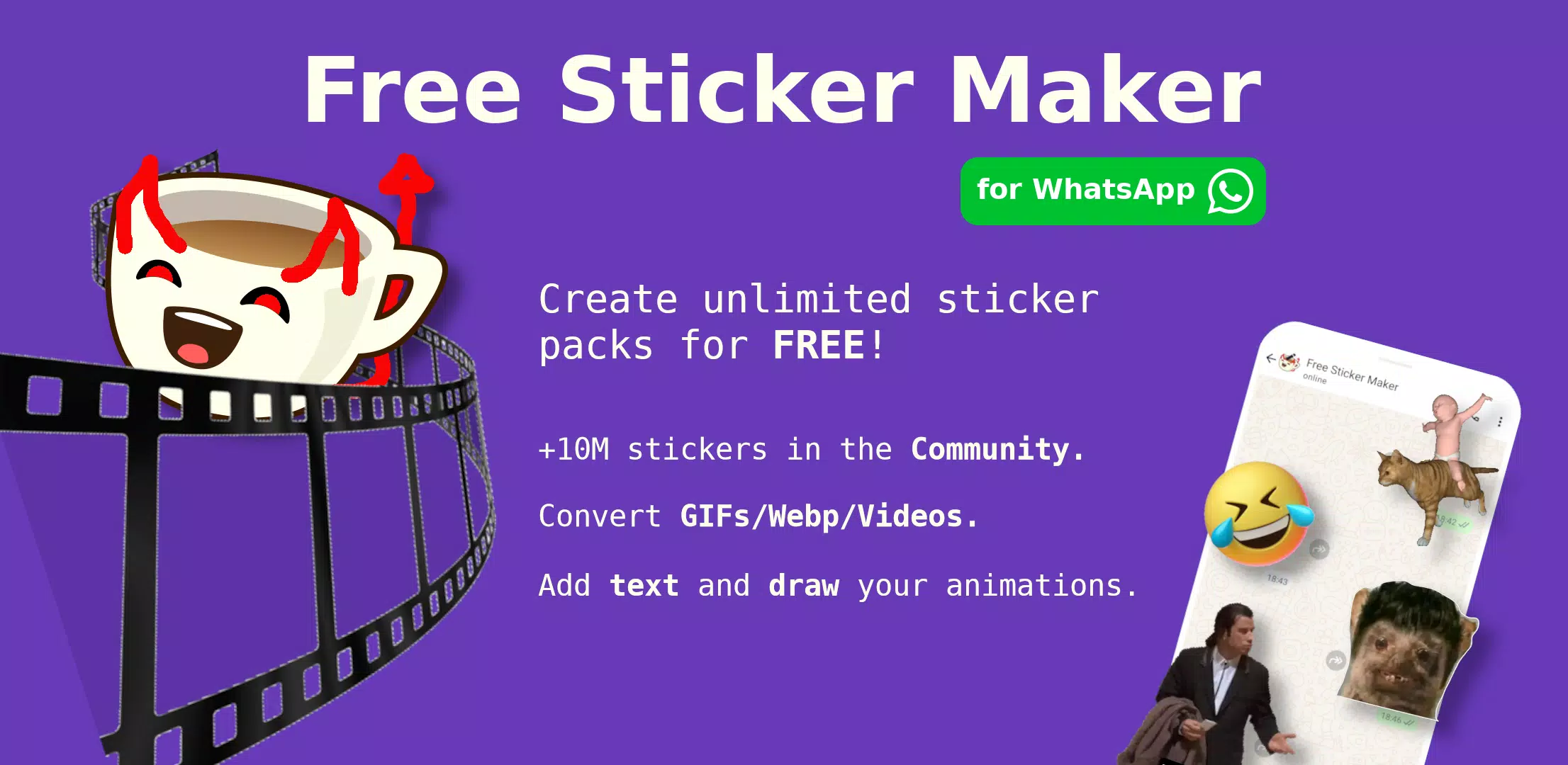 Animated Sticker Maker (FSM) Captura de pantalla 1