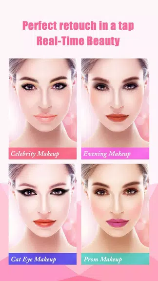 InstaBeauty: Makeup Selfie Cam Capture d’écran 1