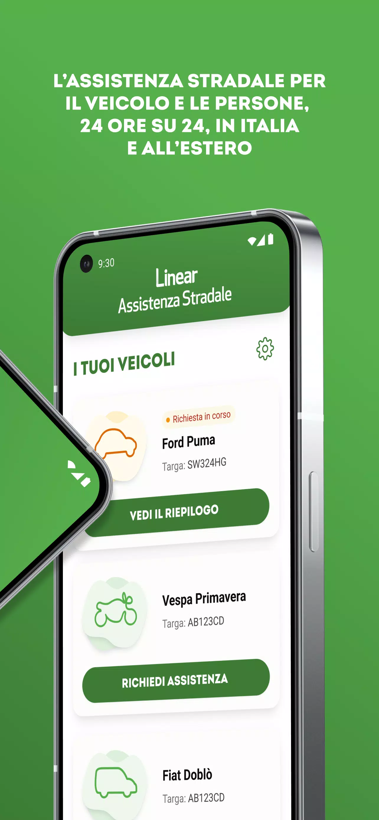 Linear Assistenza stradale Screenshot 2