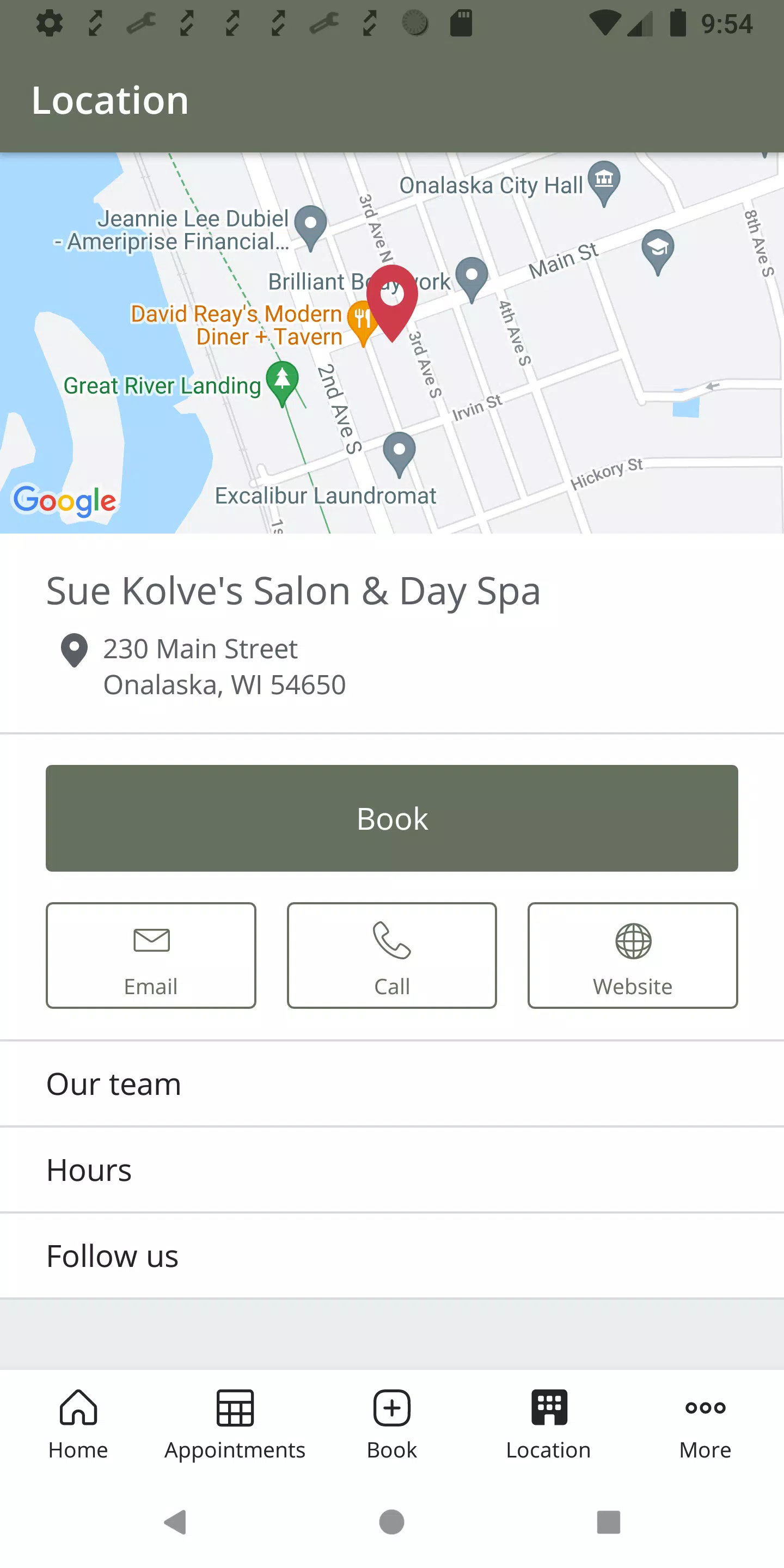 Sue Kolve’s Salon & Day Spa 스크린샷 4
