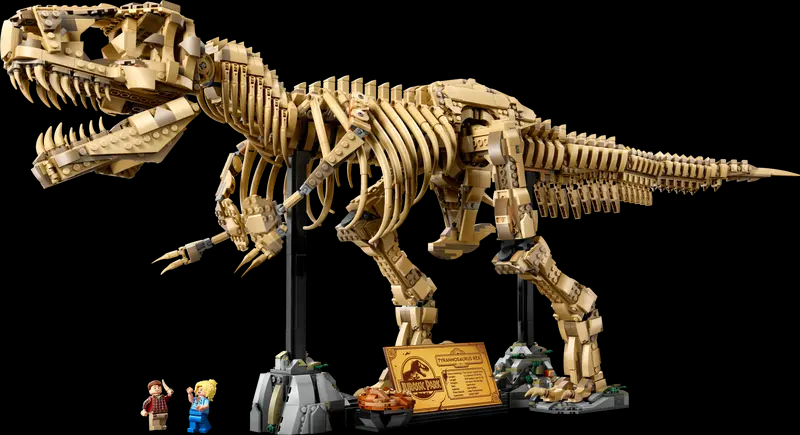 LEGO Unveils Giant 3-Foot Jurassic Park T-Rex Skeleton Set