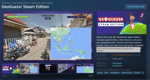 geoguessr은 밸브 등급의 바닥에 가까워지면서 비판에 반응합니다.