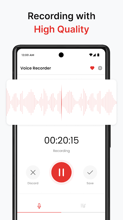 Voice Recorder - Audio Memos ภาพหน้าจอ 2