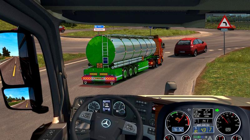 Truck Sim :Modern Tanker Truck स्क्रीनशॉट 2