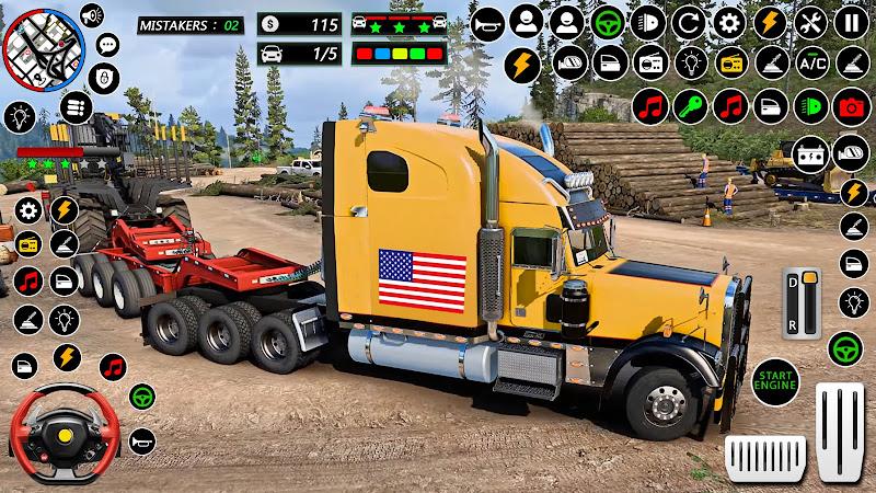 US Cargo Truck Simulator Games ဖန်သားပြင်ဓာတ်ပုံ 3