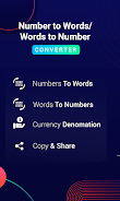 Numbers to Words Converter ภาพหน้าจอ 1