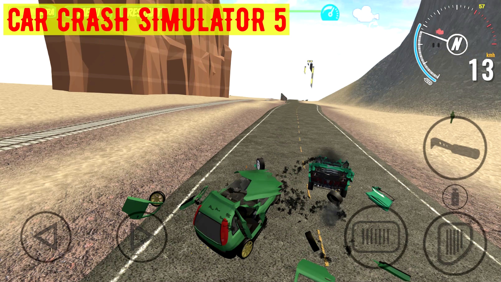 Car Crash Simulator 5 स्क्रीनशॉट 2