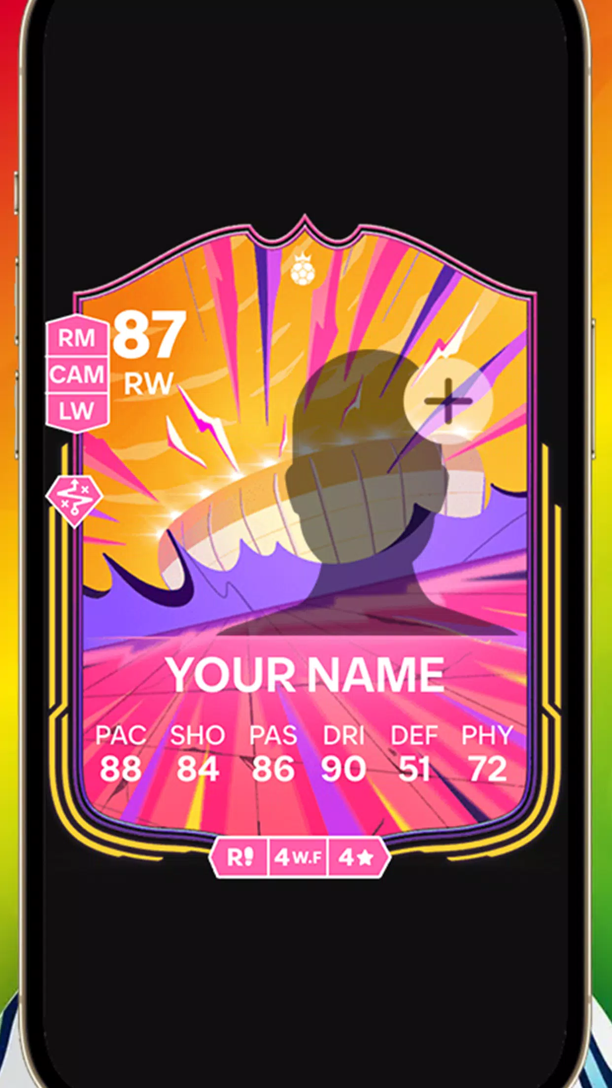 FC Card Creator Captura de pantalla 1