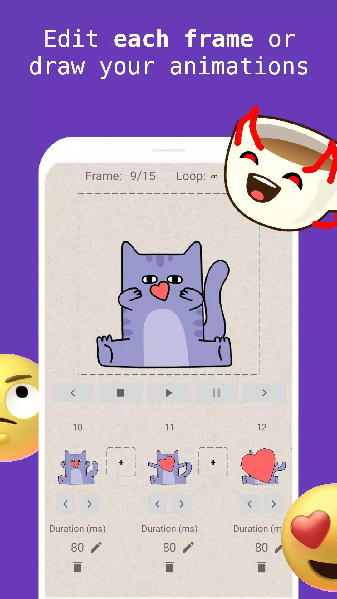 Animated Sticker Maker (FSM) Captura de pantalla 3