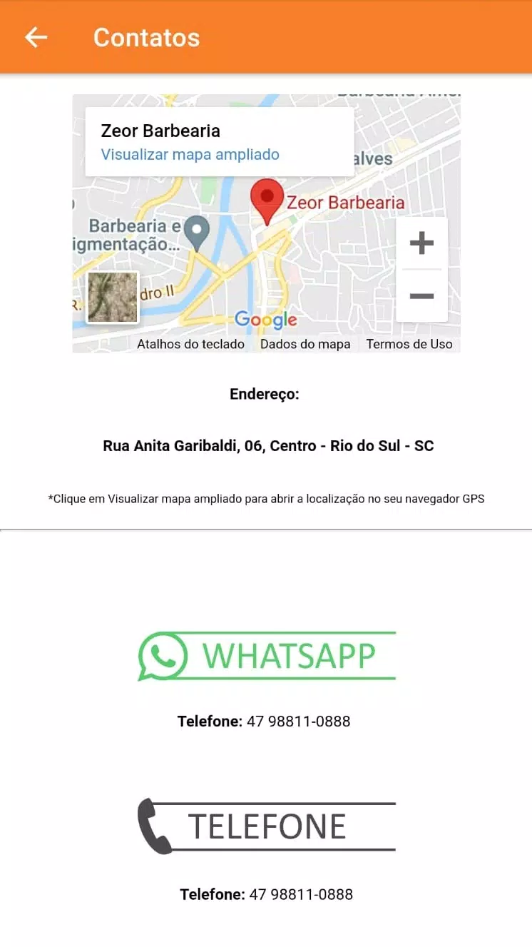ZEOR Barbearia Captura de tela 3