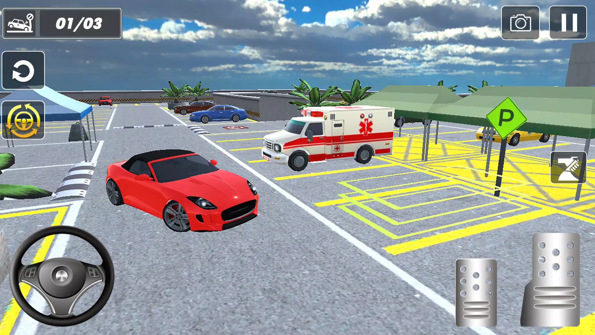 Car Parking 3D Simulation Game Tangkapan skrin 1