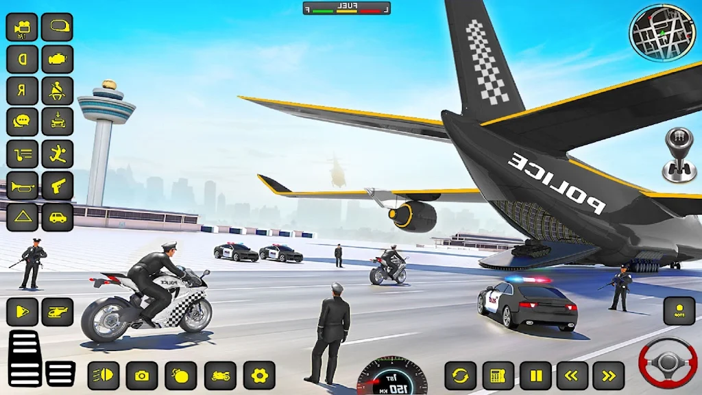 Police Truck Transport Game Ảnh chụp màn hình 3