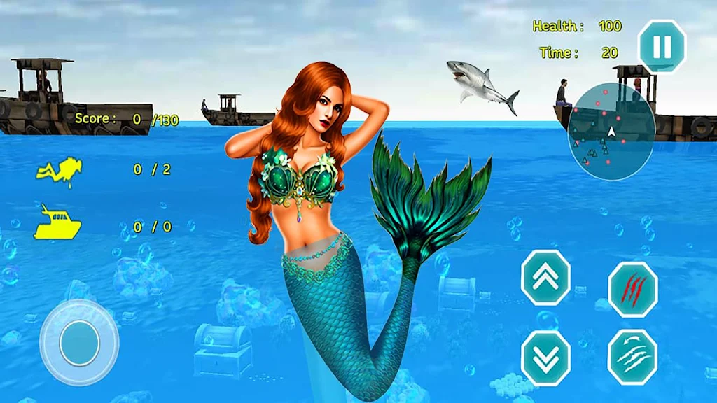 Mermaid Princess simulator 3D 스크린샷 1