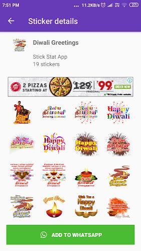 Tamil Stickers: WAStickerApps Captura de pantalla 2