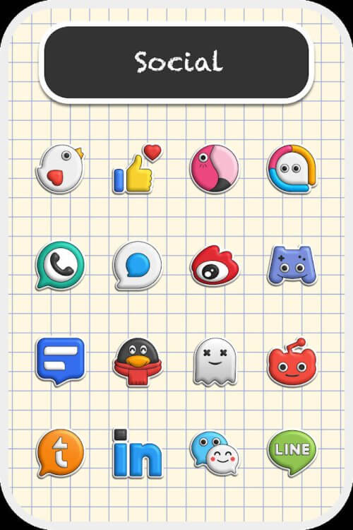 Poppin icon pack Mod ภาพหน้าจอ 3