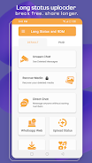 WhatSaga: Long WhatsApp Status Tangkapan skrin 1