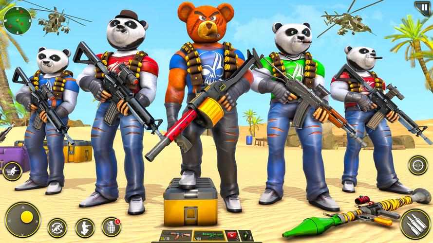 Teddy Bear Gun Shooting Game Capture d'écran 1