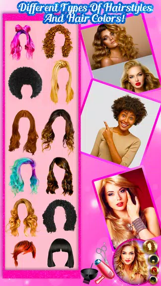 Hairstyle Changer Pro Schermafbeelding 2