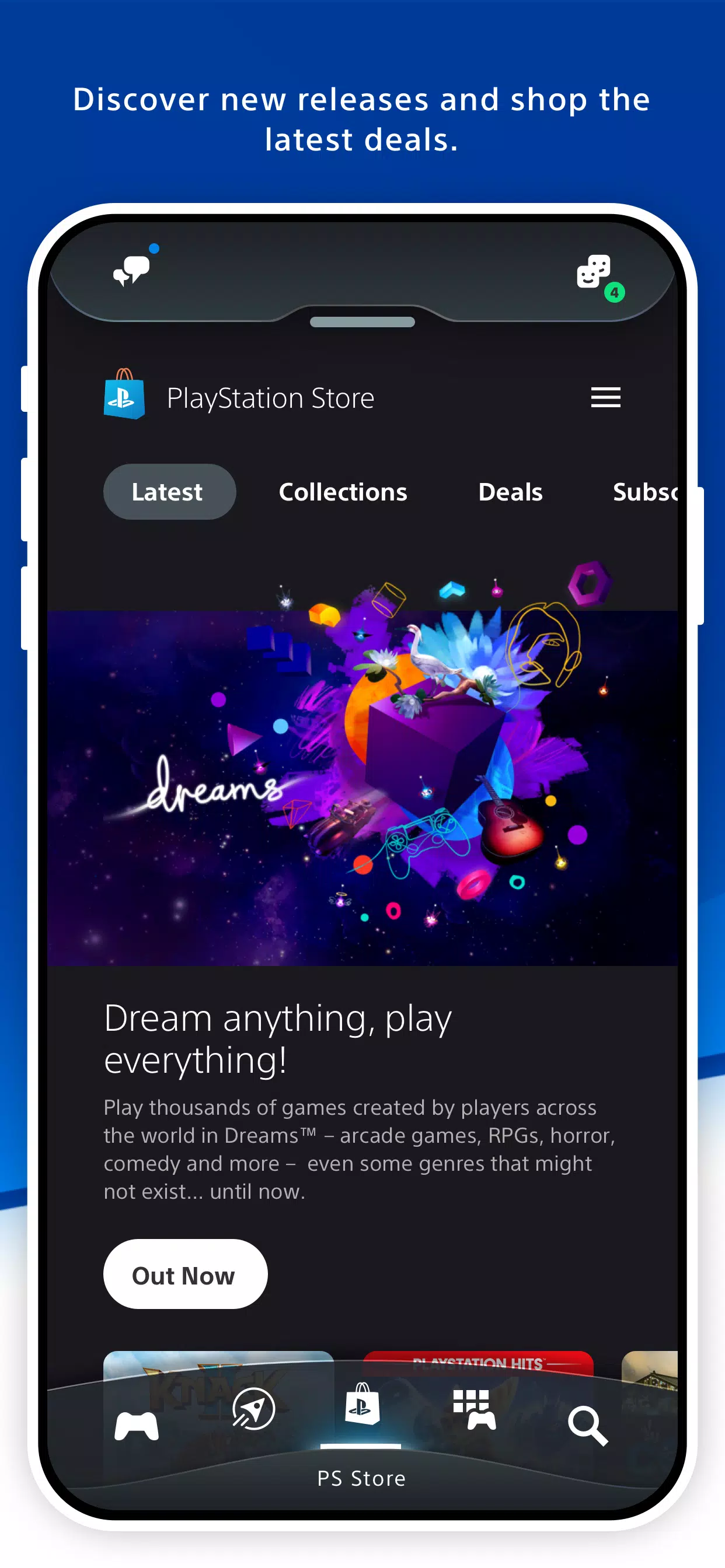 PlayStation App ဖန်သားပြင်ဓာတ်ပုံ 4