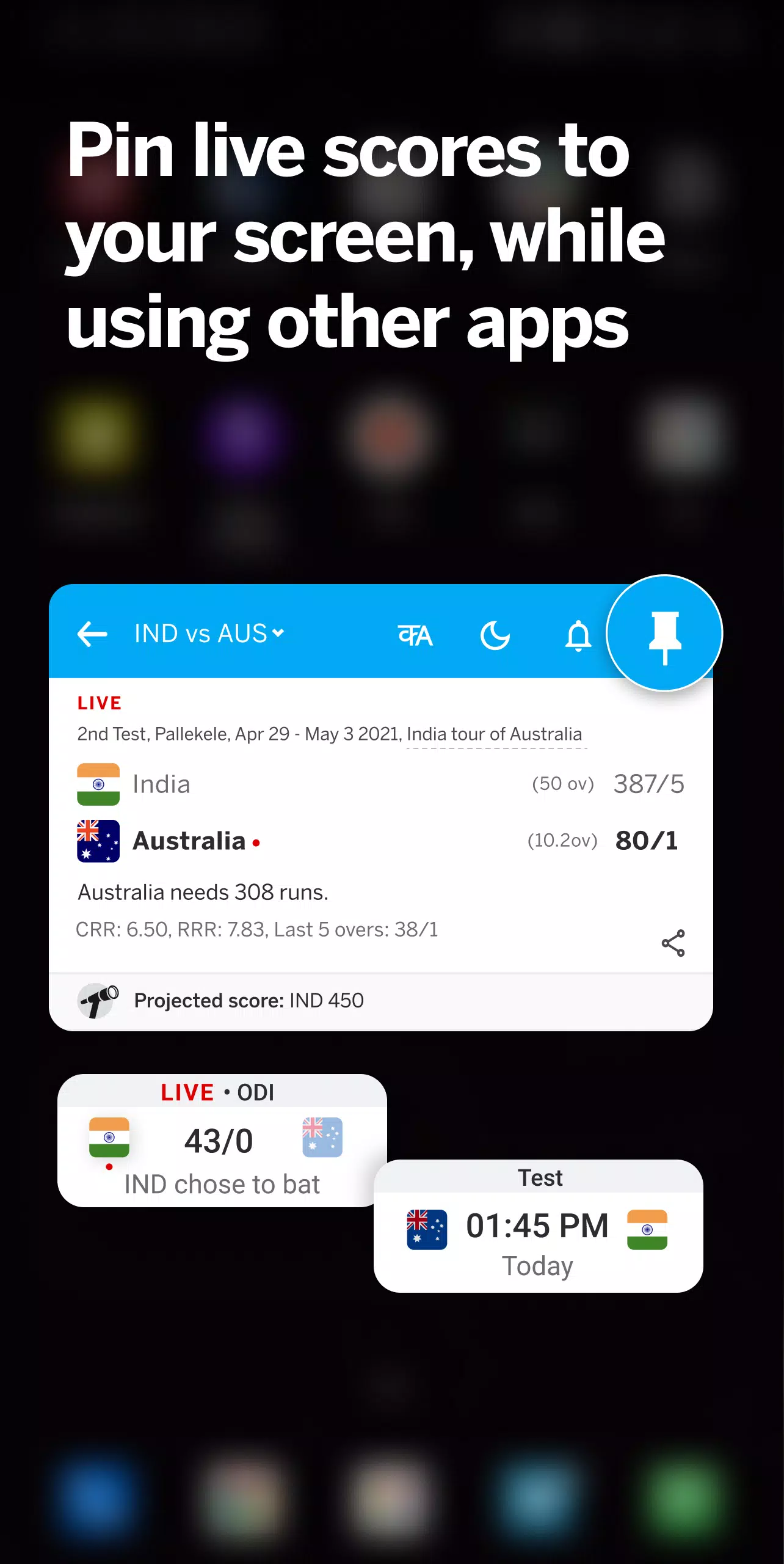 ESPNcricinfo - Live Cricket Скриншот 2