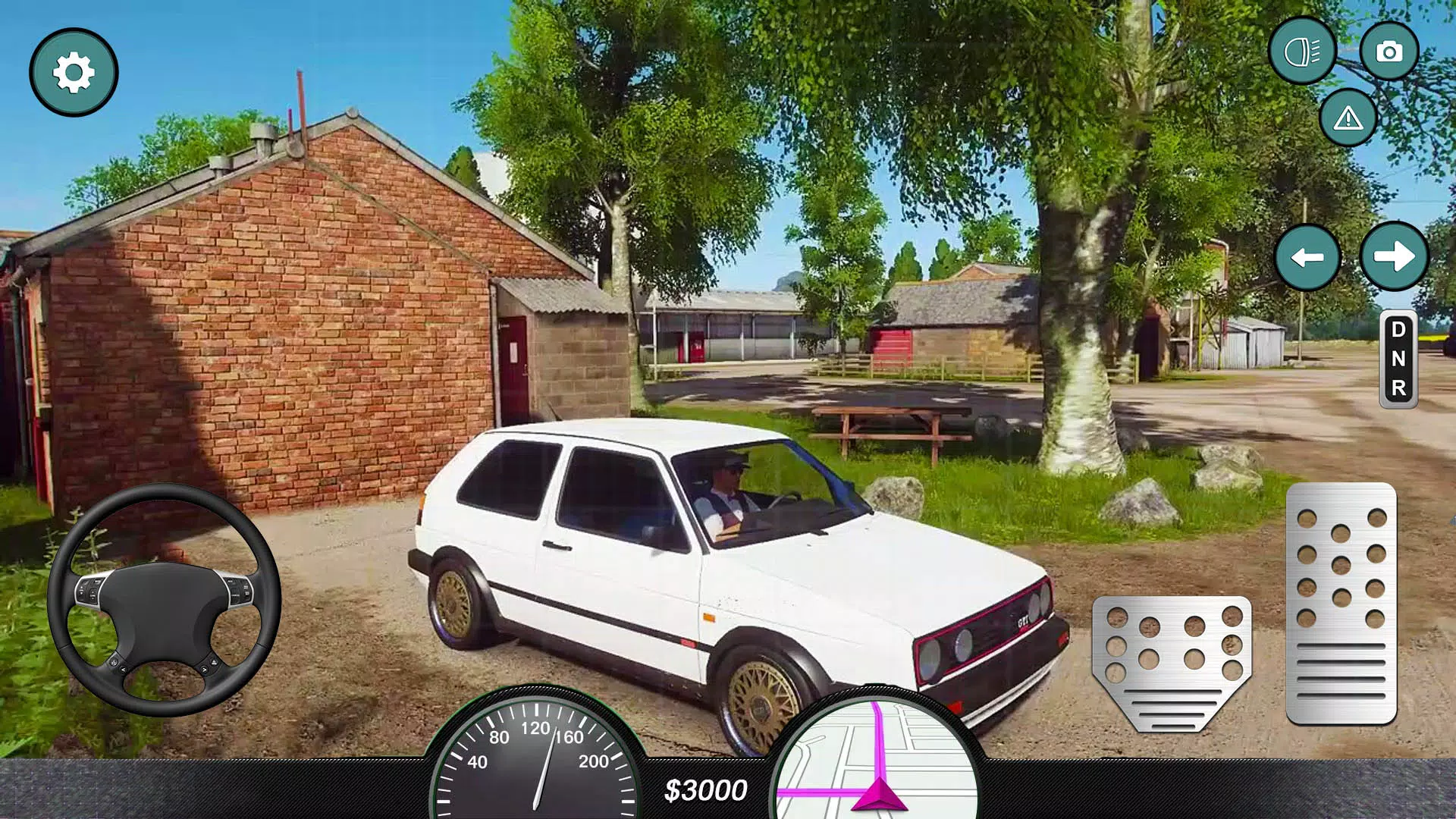 Euro Car Simulator Driving 2 Captura de pantalla 2