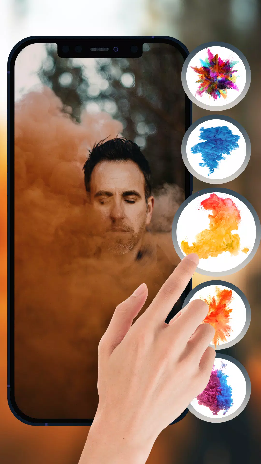 Smoke Filter Photo Editor Скриншот 3