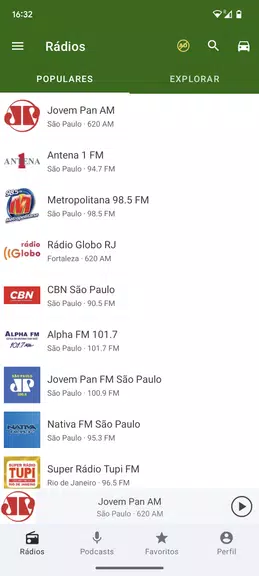 Rádio FM Brasil - FM Ao Vivo Capture d’écran 1