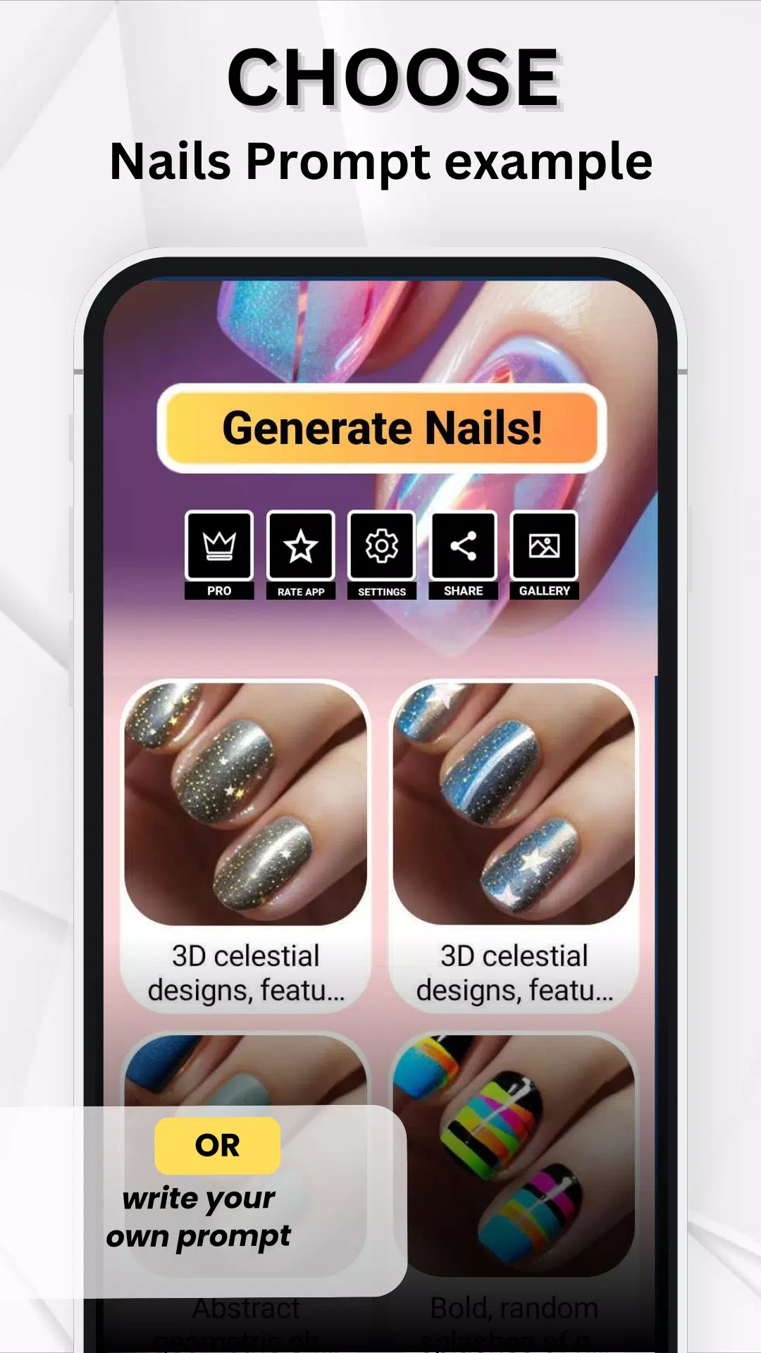 Try Nails-AI Fake Nail Designs Captura de tela 2