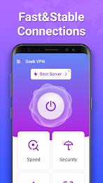 Schermata Geek VPN: Fast & Stable Proxy 1