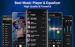 Music Player-Bass Audio Player Schermafbeelding 1