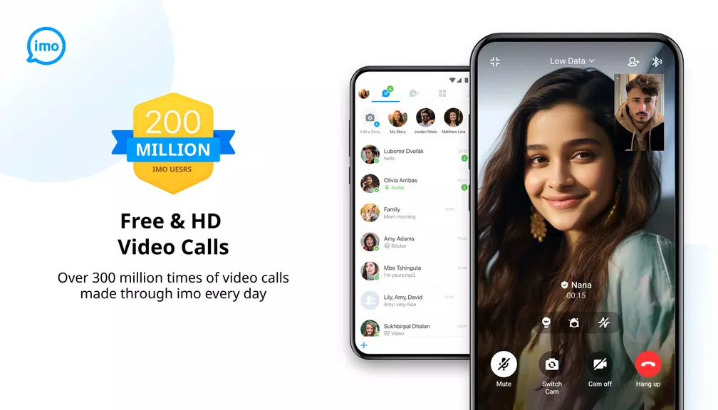 imo Lite -video calls and chat ภาพหน้าจอ 1