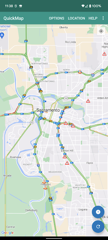 Schermata QuickMap 1