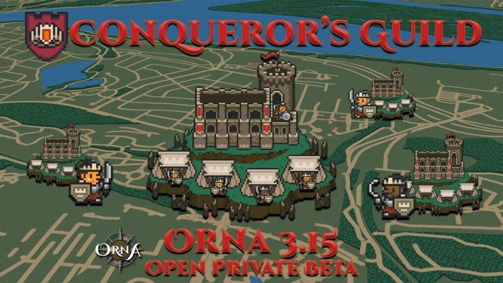 Richiedi il tuo territorio IRL! Orna: il MMORPG GPS aggiunge Conqueror's Guild per le battaglie PvP