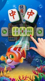 Mahjong Fish Solitaire Match Captura de pantalla 2