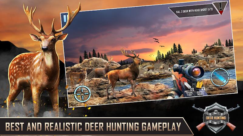 Deer Hunting Simulator Games ဖန်သားပြင်ဓာတ်ပုံ 1