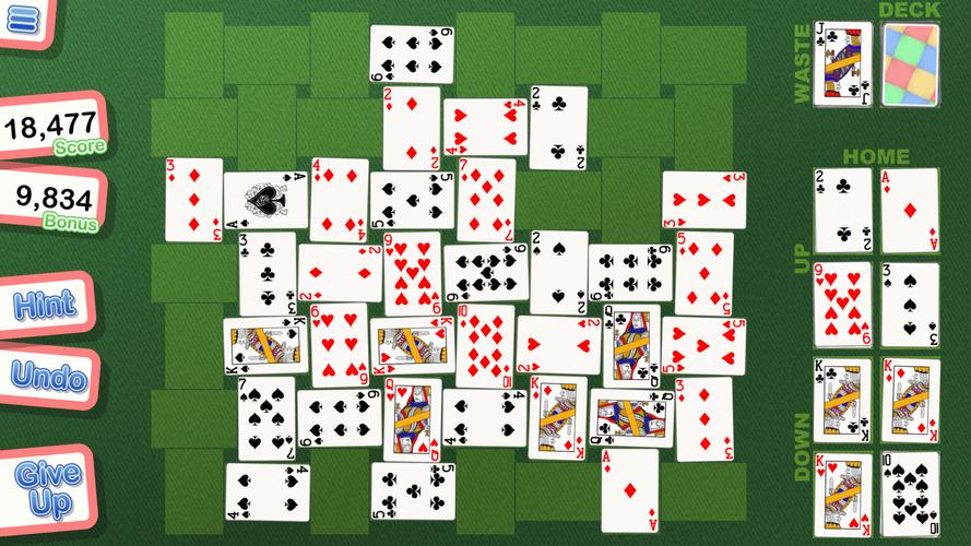 Crystal Crazy Quilt Solitaire Screenshot 1